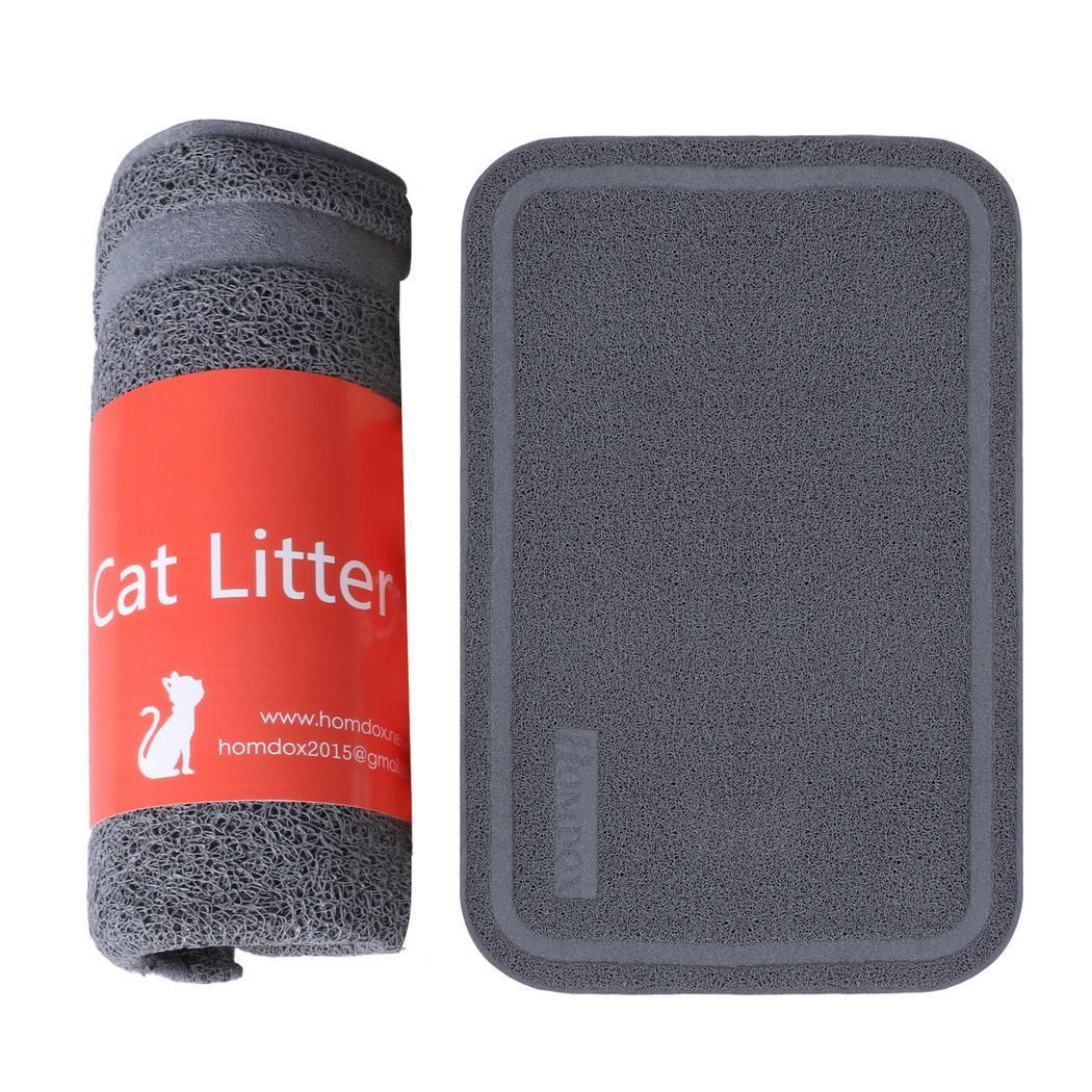 Petmate Cat Litter Catcher Scatter Kitty Mat Extra Large Pet Supply Grey Beige